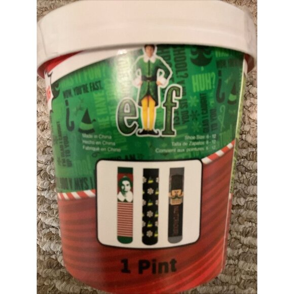 Buddy the ELF Mens Socks Christmas Fun Gift 3 Pairs For Shoe Size 8-12 NEW InBox - Picture 4 of 5